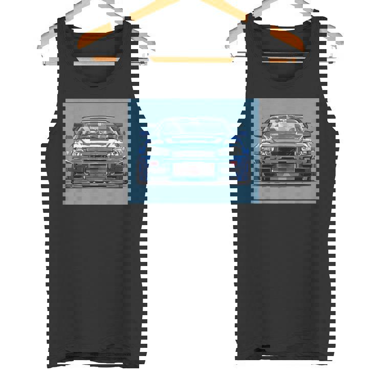 Jdm Gt R カーシーン チューニング スカイライン R34 ドリフト インポート タンクトップ