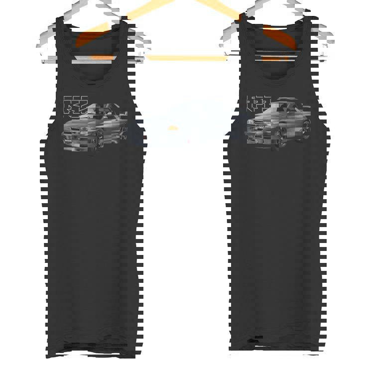 Jdm R32-Tune1 レースspec カー クラシック タンクトップ