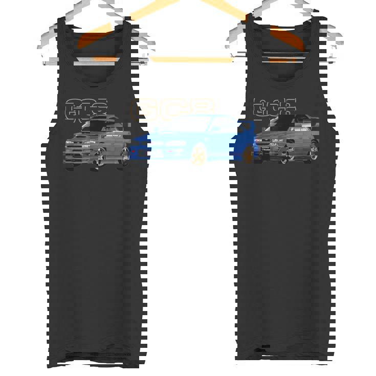 Jdm Rally Blue Car Gc8 バージョン5 タンクトップ