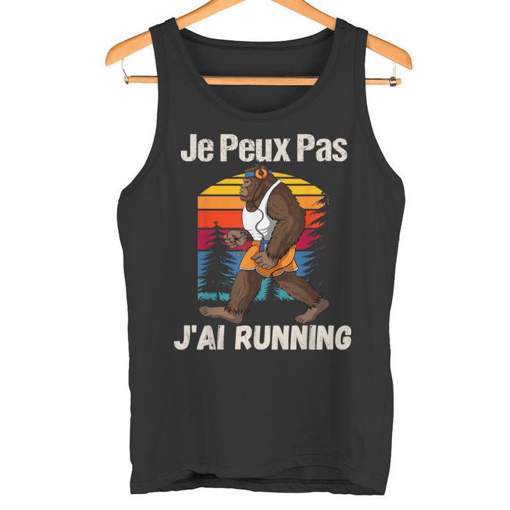 Je Peux Pas J'ai Running Humour Bigfoot Rétro Course À Pied Débardeur e