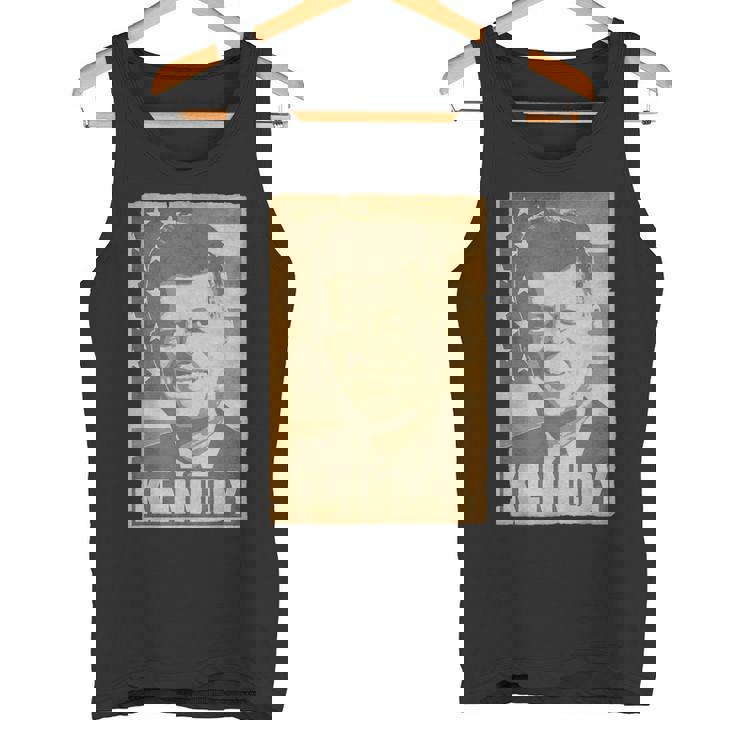 Jfk ジョン・F・ケネディ・トーンポスター タンクトップ