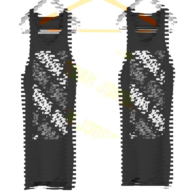 Jordanカモ柄グリーンカモフラージュ タンクトップ