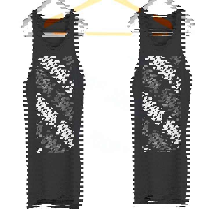 Jordanカモ柄グレーカモフラージュ タンクトップ