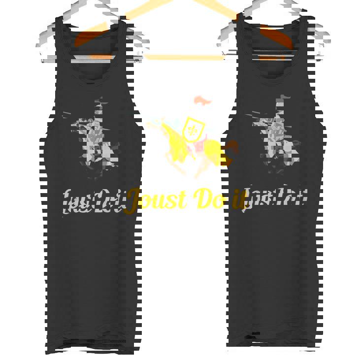 Jousting Joust Do It 中世の騎士tシャツ タンクトップ
