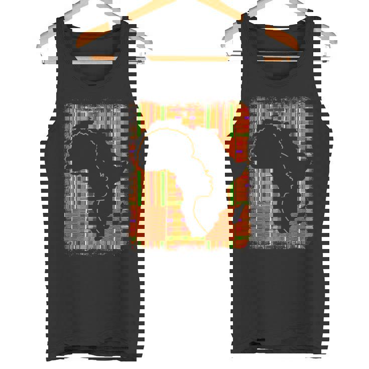 Junenth History Freedom アフリカ地図 ケンテ女王 タンクトップ