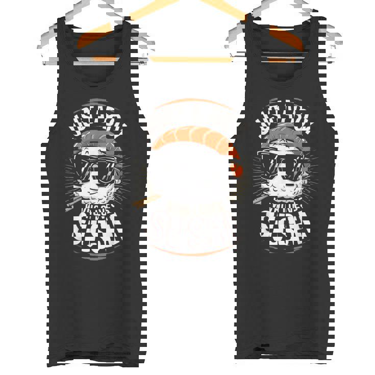 Just A Boy Who Lovesushis ushi Lover キッズ ボーイズ ティーン タンクトップ