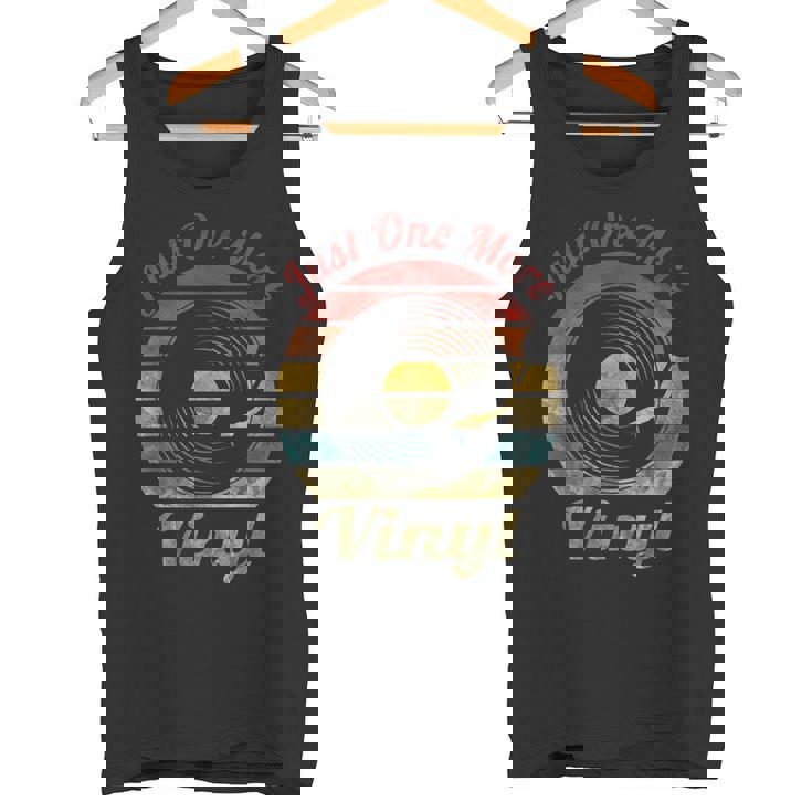 Just One More ビニールレトロレコード ヴィンテージミュージック タンクトップ