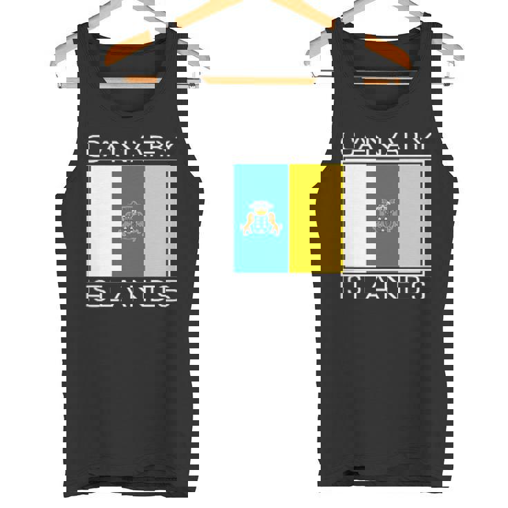 Las Islas Canarias Bandera La Macaronesia Canaria Camiseta sin mangas