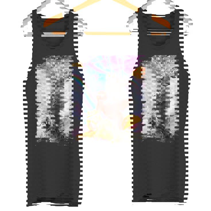 Laser Eyespace モルモット 猫 ナマケモノ 恐竜 タンクトップ