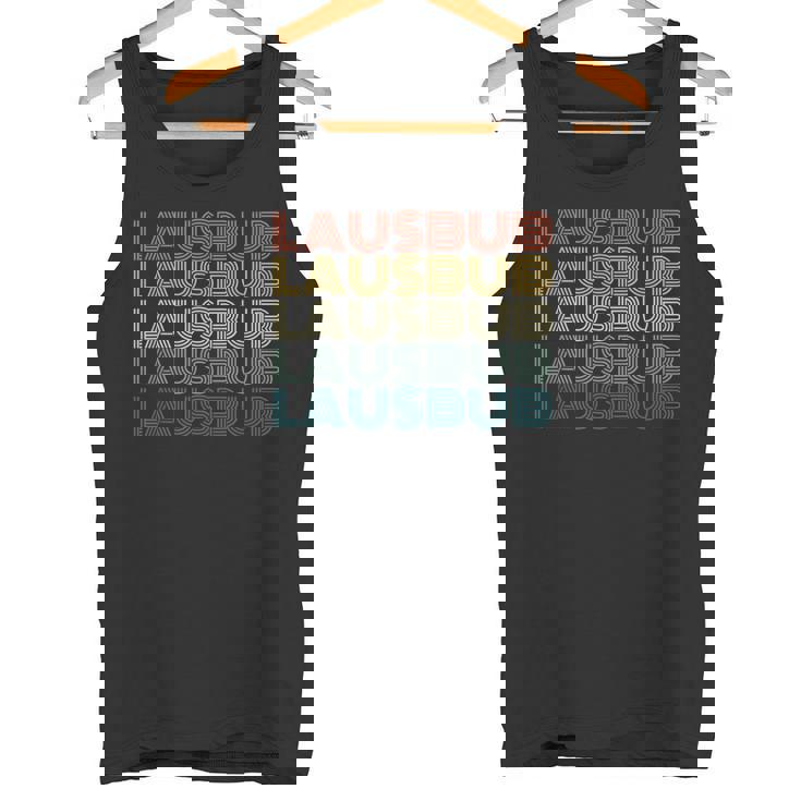 Lausbub ヴィンテージ レトロ バイエルン チロル ギフト タンクトップ