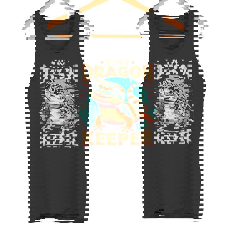 Leopard Gecko Crested Lizard Reptiles Lovers タンクトップ