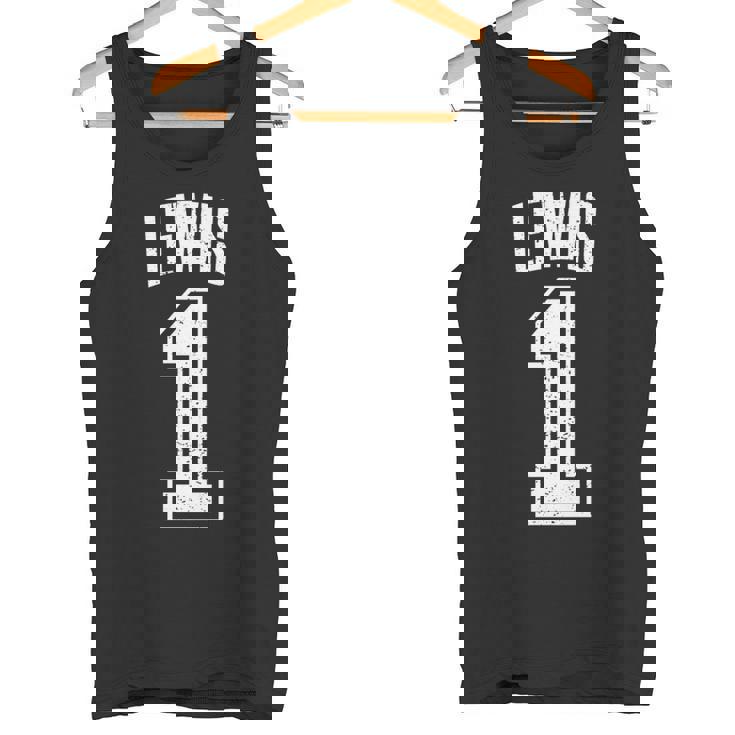 Lewisサポーター番号 1番の大ファン 長袖tシャツ タンクトップ