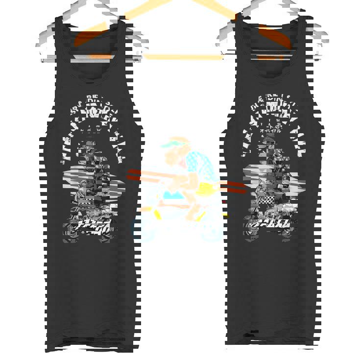 Life Is A Monkey バイク サーフィン 猿版 タンクトップ