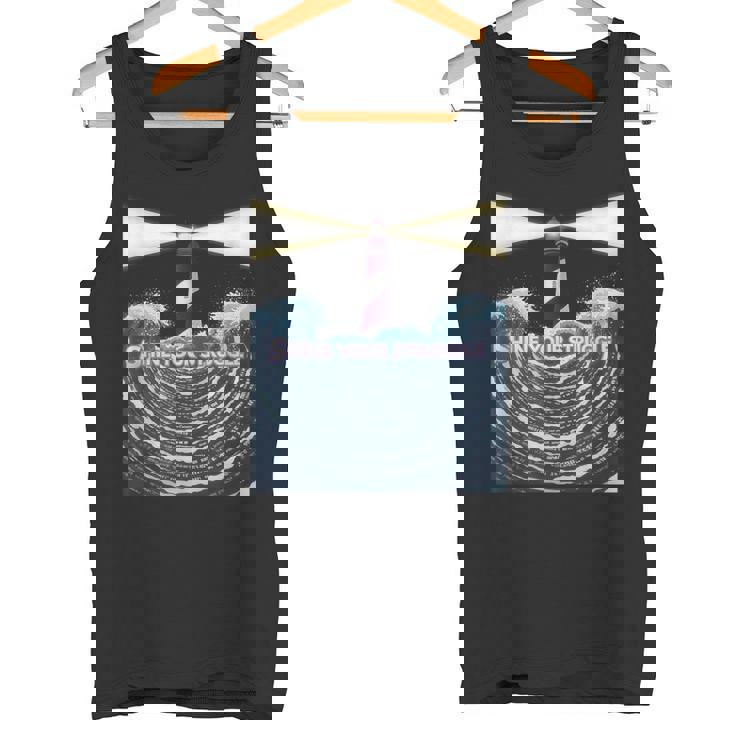 Lighthouse Beamstruggle 勇敢な意識 サポートファンへ タンクトップ