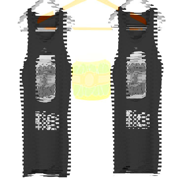 Like Pickle Rick タンクトップ