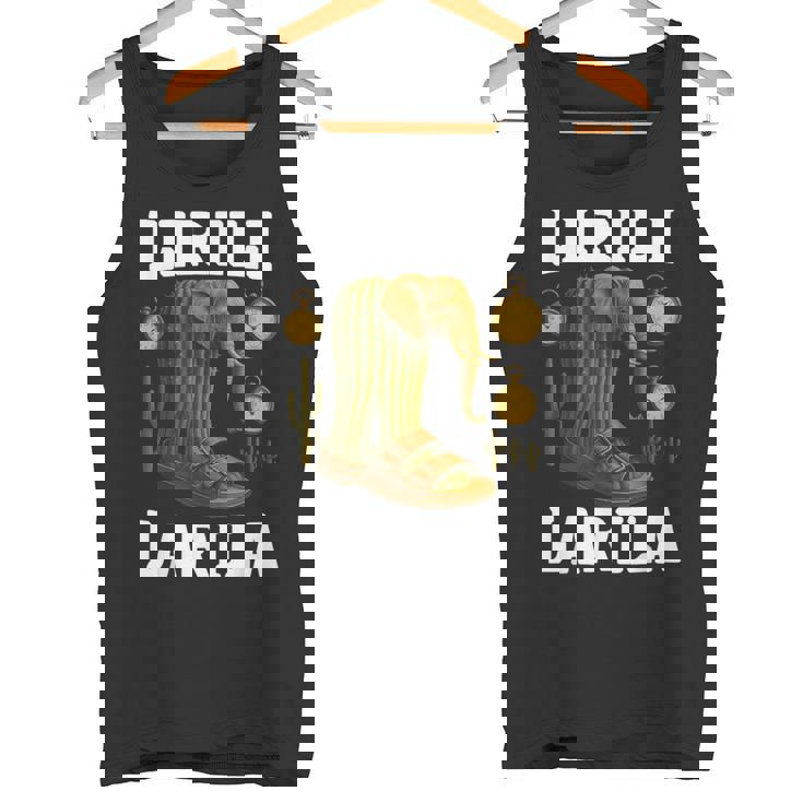 Lirili Larila 象 砂漠 面白い ミーム イタリアン ブレイン ロット タンクトップ