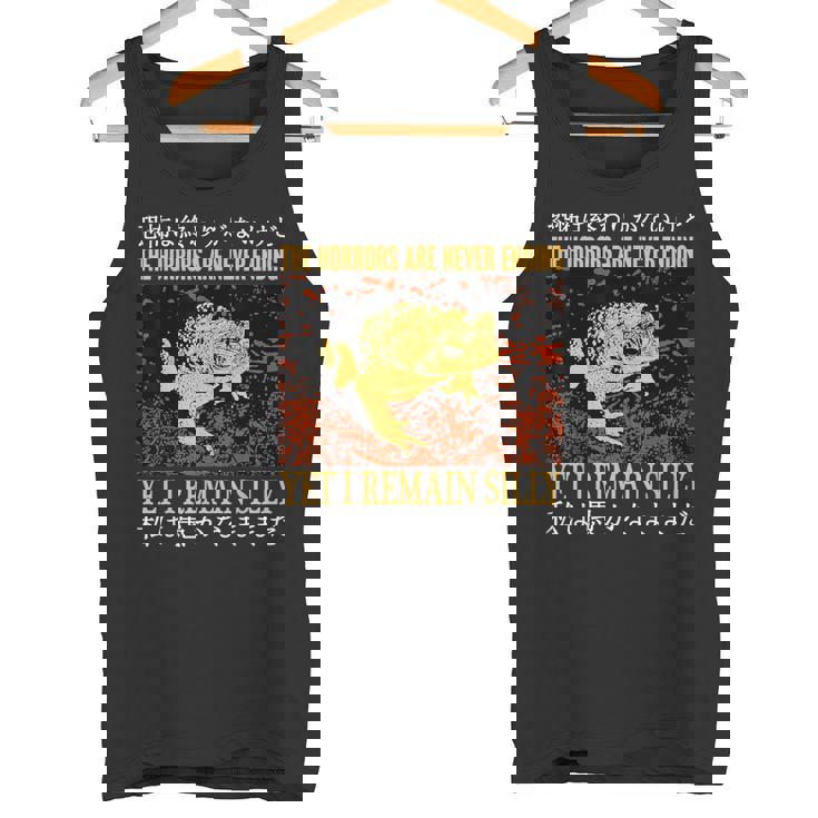 Los Horrores Nunca Terminan Ranaintage Japonesa Camiseta sin mangas