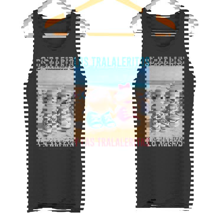 Los Traleritos Y Las Traleritas イタリアのブレインロットモンスター タンクトップ