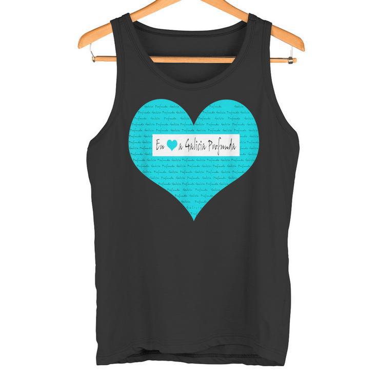 I Love Deep Galicia Diseños Divertidos Para Regalar Camiseta sin mangas