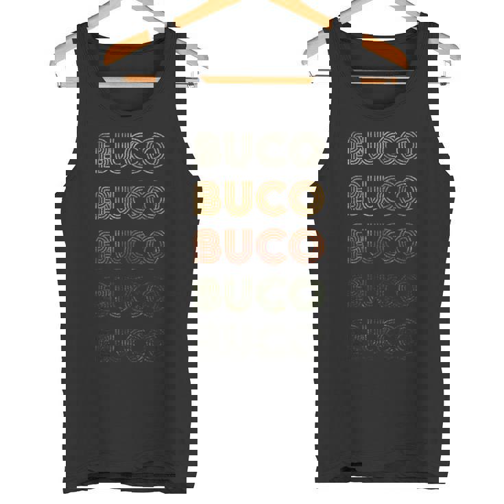 Love Heart Buco グランジ ビンテージスタイル ブラック Buco タンクトップ