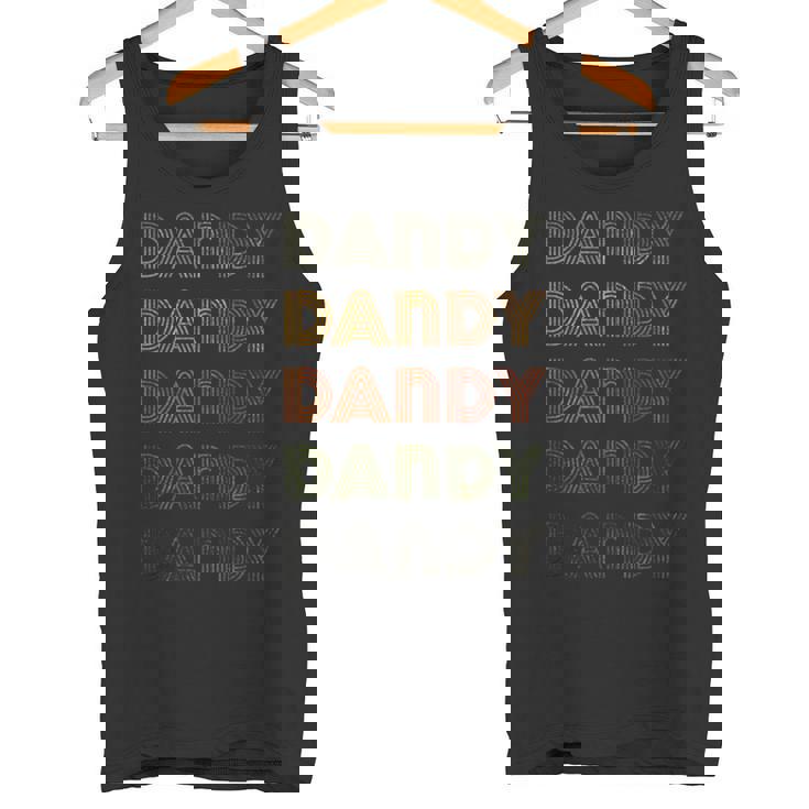 Love Heart Dandy グランジ ビンテージスタイル ブラック ダンディ タンクトップ