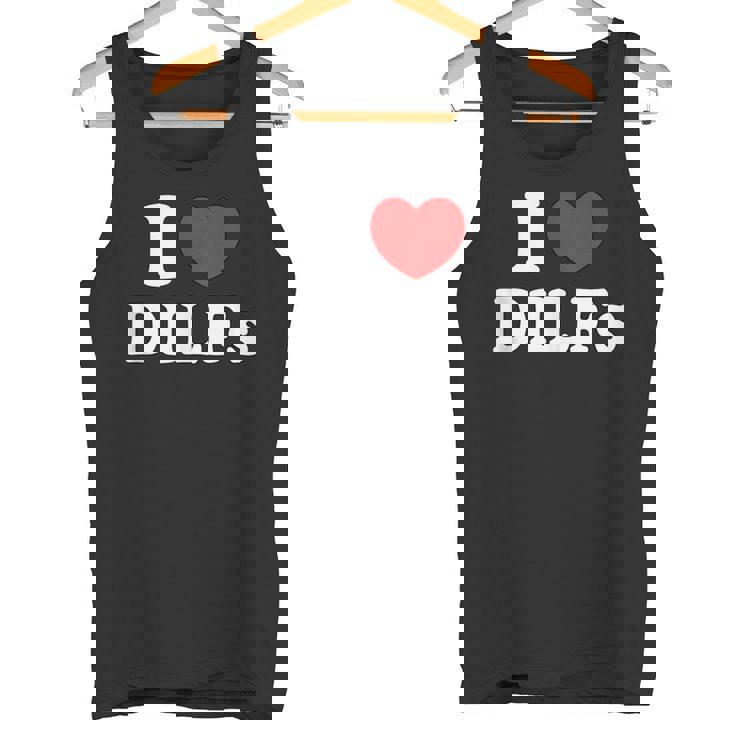 I Love Heart Dilfs Maduroexy Hombres Papás Me Gustaría In Mangas Camiseta sin mangas