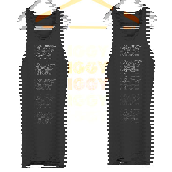 Love Heart Iggy グランジ ビンテージスタイル ブラック イギー タンクトップ