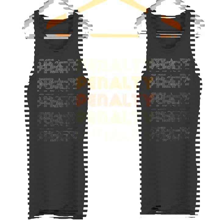 Love Heart Penalty グランジ ビンテージスタイル ブラック ペナルティ タンクトップ