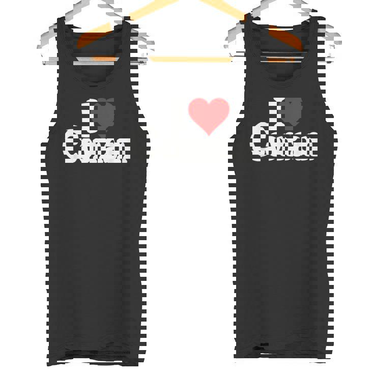 I Love Heart コナン ネームtシャツ タンクトップ