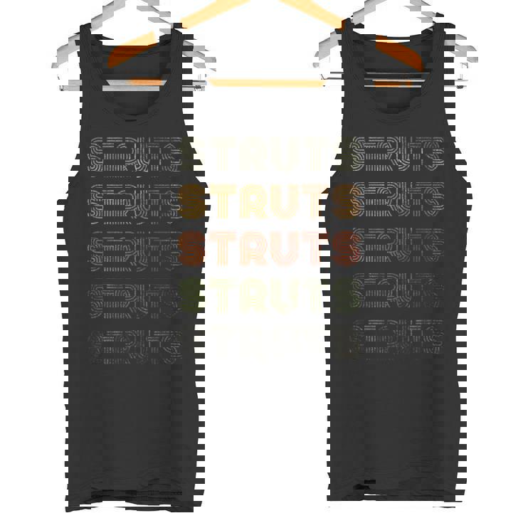 Love Hearttruts グランジ ビンテージスタイル ブラック ストラット タンクトップ