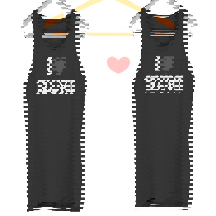 I Love Izumi 私は愛する Izumi タンクトップ