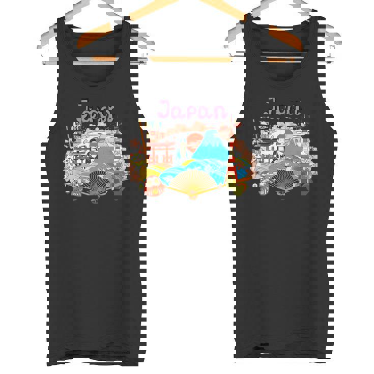 I Love Japan Nature & Culture Tokyo Japan Graphic タンクトップ