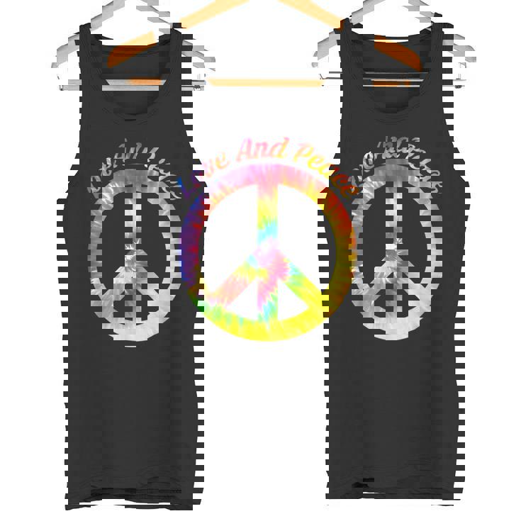 Love Peace 60年代70年代ヒッピーコスチューム Love Peace タンクトップ