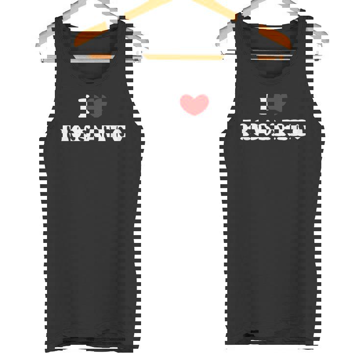 I Love Rosario 私は愛する Rosario タンクトップ