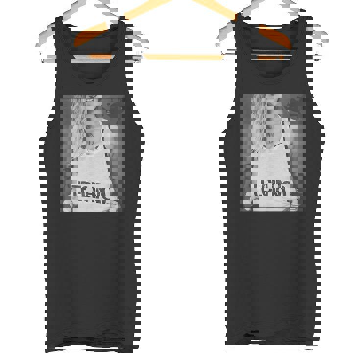 I Love Techno プリント セクシー テクノ レイブ パーティー タンクトップ