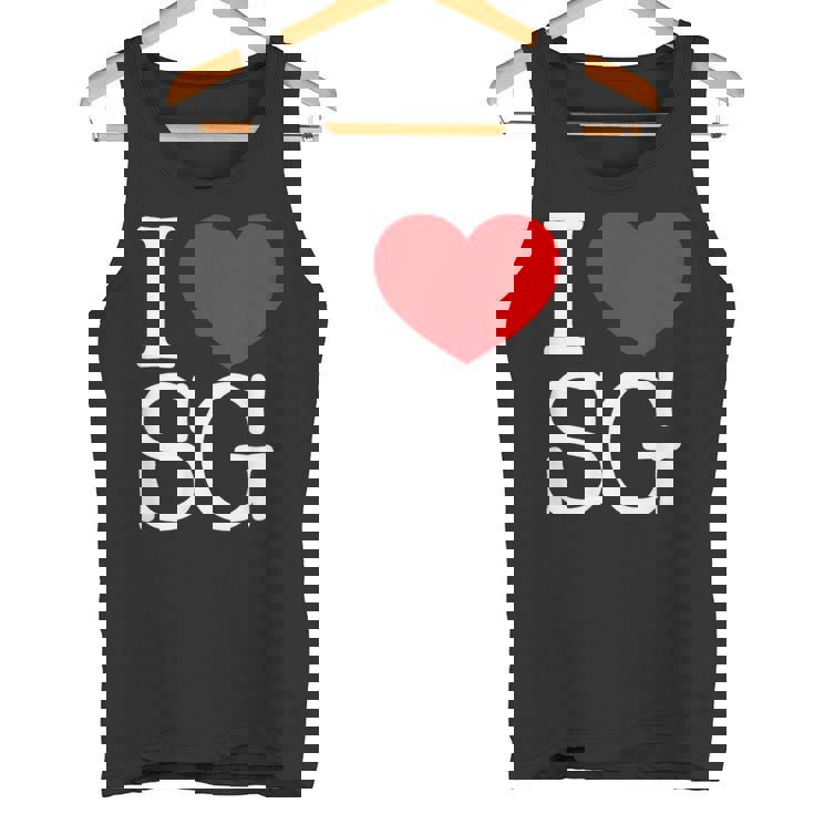 I Love ハートg タンクトップ
