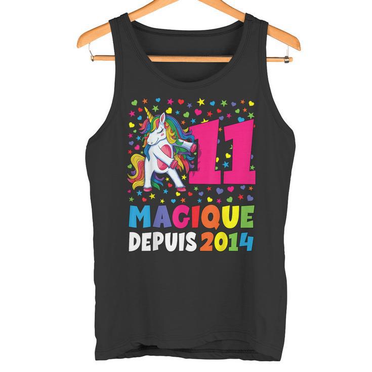 Magique Depuis 2014 Licorne Cadeaux D'anniversaire 11 Ans Débardeur e