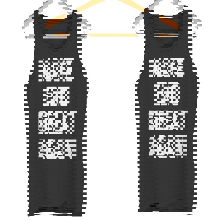 Make Emo Great Again インディーズミュージックエモ タンクトップ