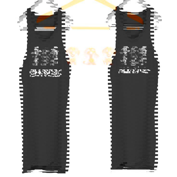 Be Matchless ファニー・ダックスフンド タンクトップ