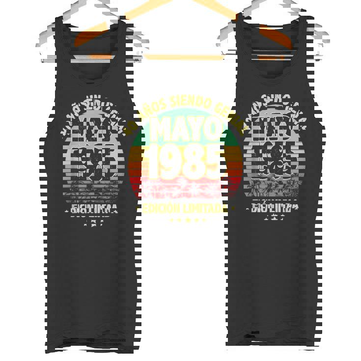 Mayo 1985 40 Años Hombre Cumpleaños Regalo Mayo 1985 Camiseta sin mangas