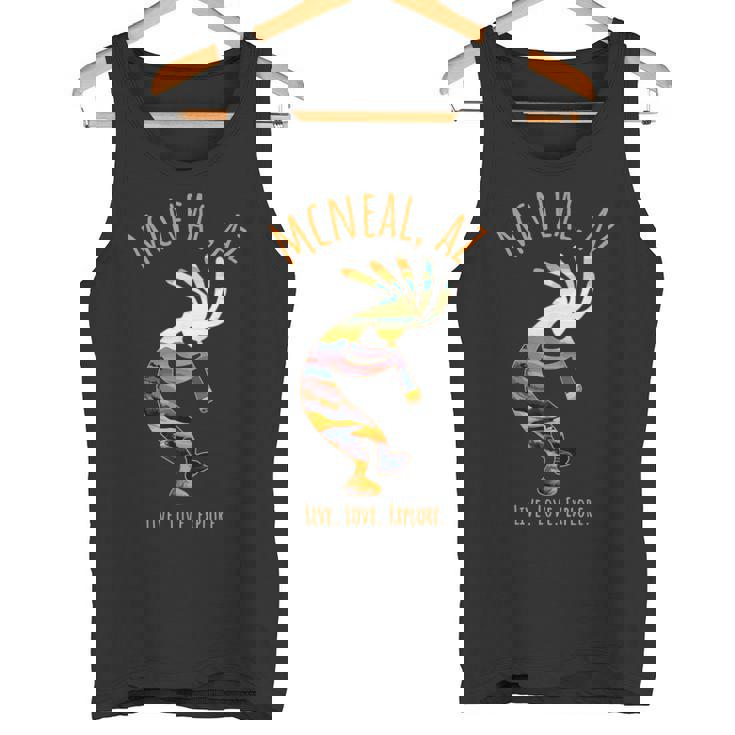 Mcneal アリゾナ Usa ダンシング ココペリ 南西部デザイン タンクトップ