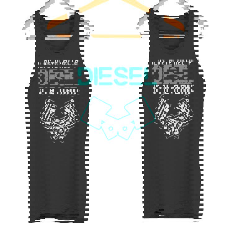 Mechanic Lovemell Of Diesel In Morning Car Auto メンズ タンクトップ