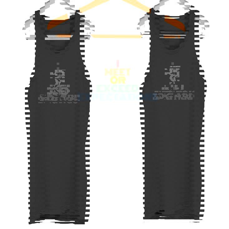 I Meet Or Exceed Expectations レトロ 70年代 ヴィンテージ タンクトップ