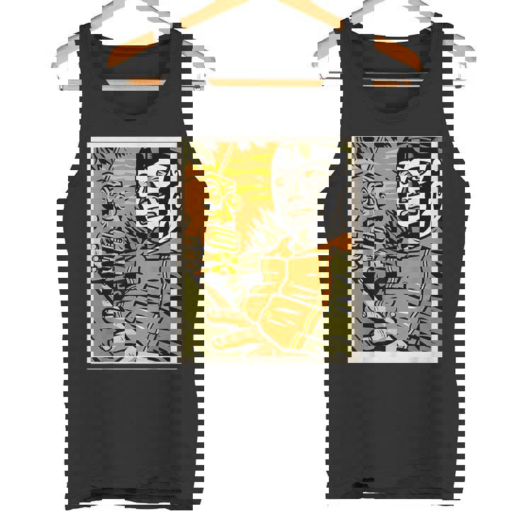 Mex-Art デーモンブルルチャリブレ メキシカンレスラーレジェンド タンクトップ