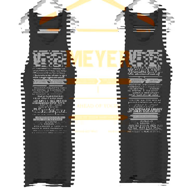 Meyer Completely Unexplainable Notices Everything But Won’T Say It Name Tank Top