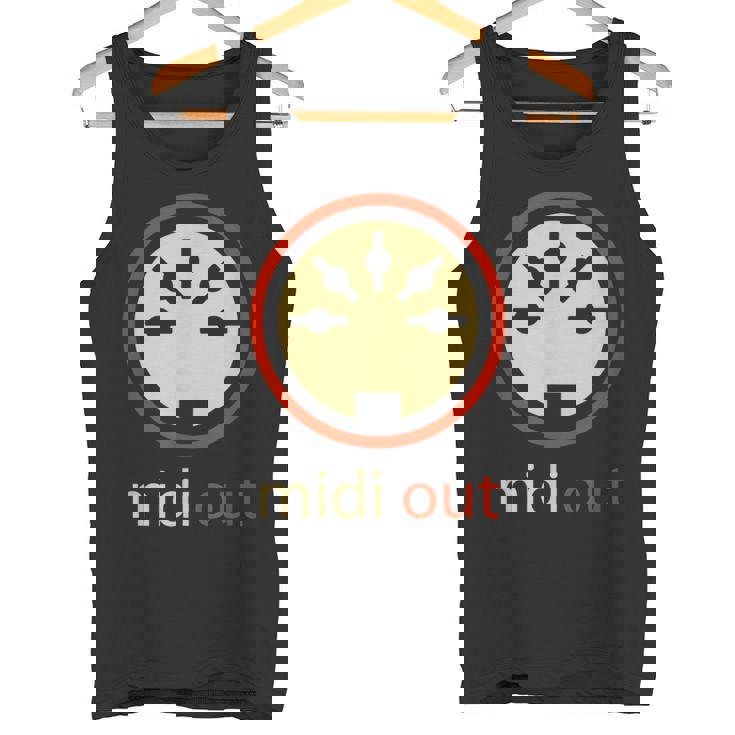 Midi Out 5極 Din オーディオシンセサイザー ヴィンテージステレオ タンクトップ