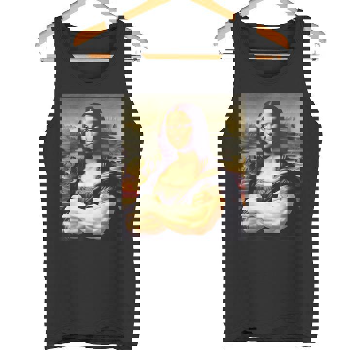 Mona Lisa Bodybuilding Mona Lisa Muscle Gym Workout タンクトップ