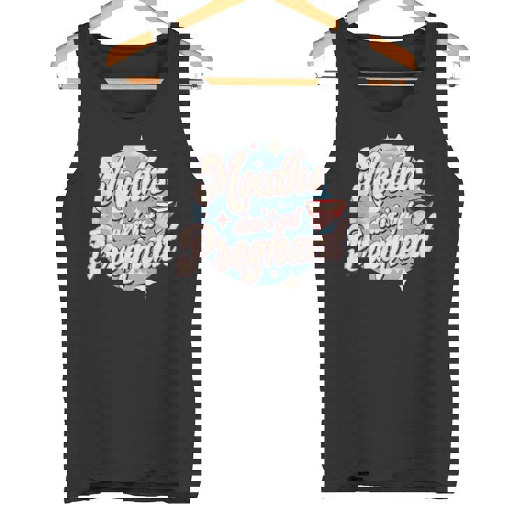 Mouth Don't Get Pregnant 恥ずかしいユーモア 大人のジョーク タンクトップ