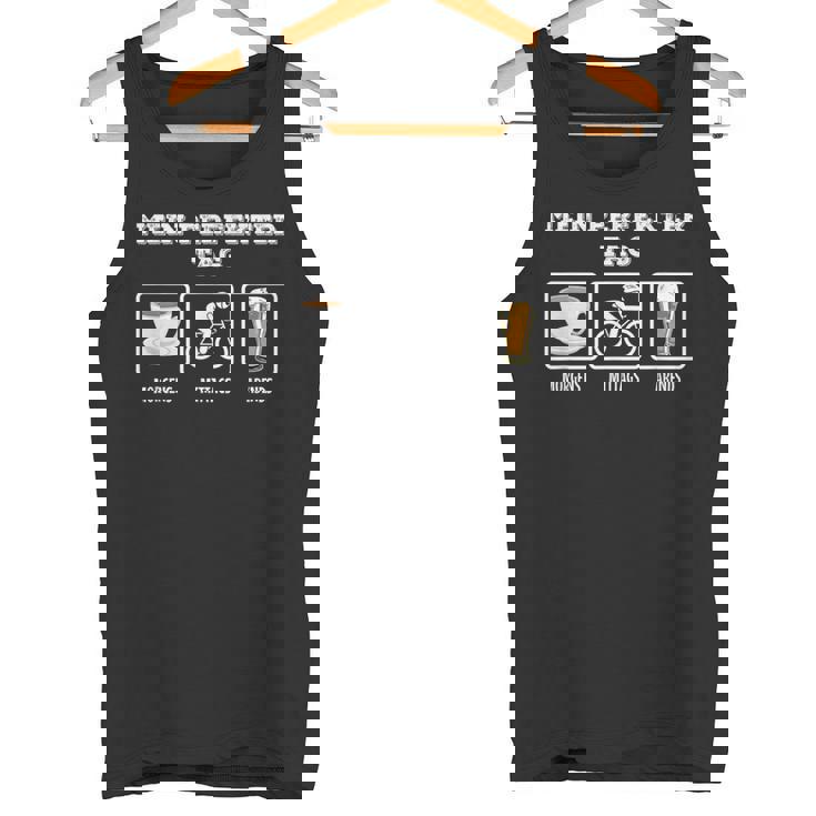 My Perfect Day コーヒー ロードバイク ビール 自転車 タンクトップ