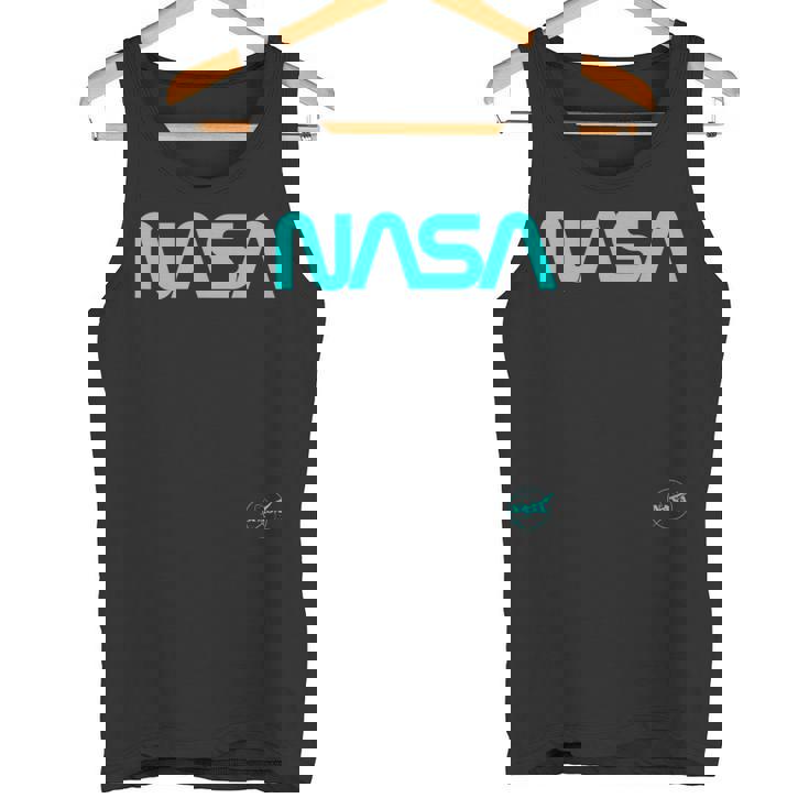 Nasaワームと記章のロゴ タンクトップ